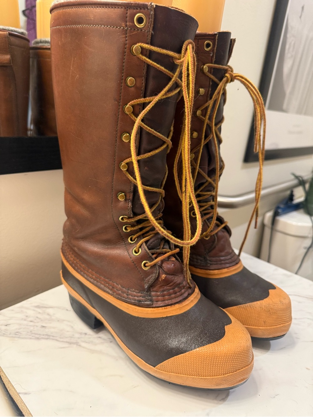 White's Boots Spokane Glacier Snow Pac Mens 10.5 Insulated Leather